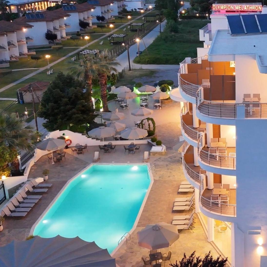 Olympion Melathron Otel Platamon Dış mekan fotoğraf
